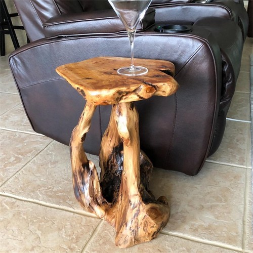 Rustic cedar root flower - cedar, stand